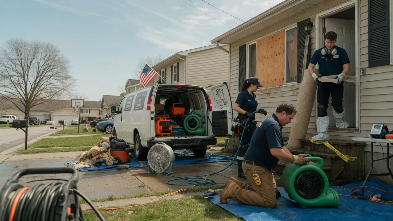 Water Damage Restoration in Cement City, MI near me